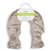 UMOI Nacken Wärmflasche 1.8 Liter mit kuschligem Kunstfell Bezug Mink